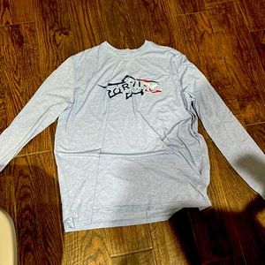 Light blue Orvis long sleeve fishing shirt size XL